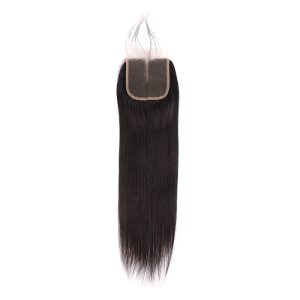 center wig remy hair 5x5 straight closure