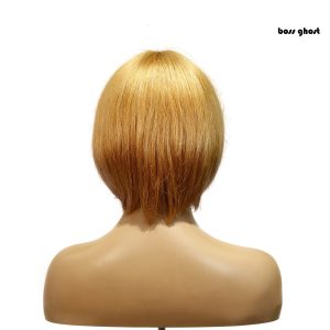 center wig machine made #30 wig remy hair h009