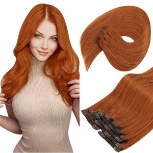 center wig asian raw hair straight clip in hair extensions