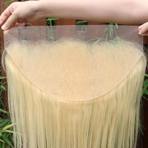 center wig asian raw hair 13x6 straight hd frontal #613